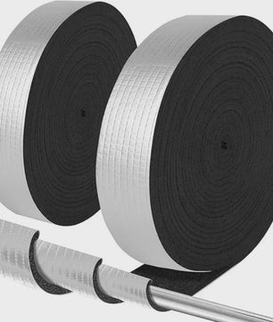 Zelfklevende Glasvezel Pijp Isolatietape - 10 Meter - Waterdicht & Vorstbestendig