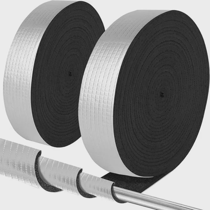 Zelfklevende Glasvezel Pijp Isolatietape - 10 Meter - Waterdicht & Vorstbestendig