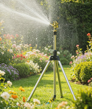 360° Draaibare Tripod Sproeier - Automatische Verstelbare Water Sproeier voor Gazon en Tuin