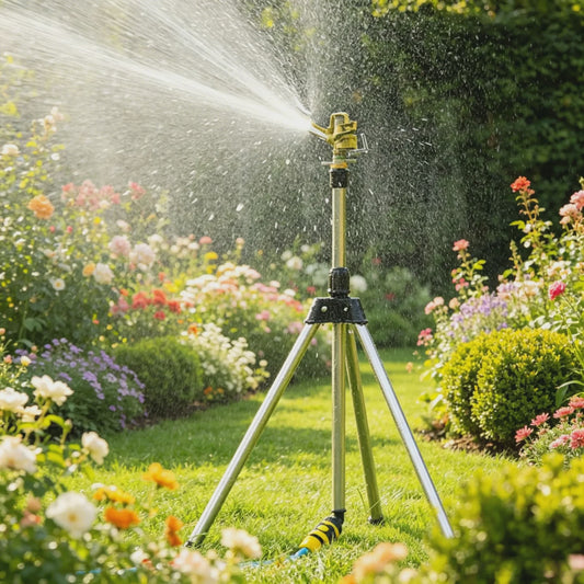 360° Draaibare Tripod Sproeier - Automatische Verstelbare Water Sproeier voor Gazon en Tuin