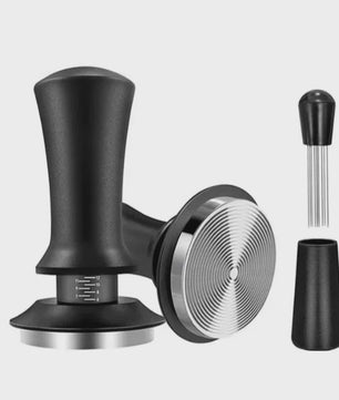 Professionele Koffie Tamper 51/53/58mm - Roestvrij Staal Basis - Barista Tool