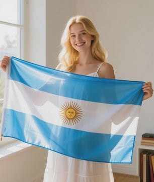 Argentijnse Vlag - Diverse Maten | Perfect voor Feestdagen, Sport & Decoratie