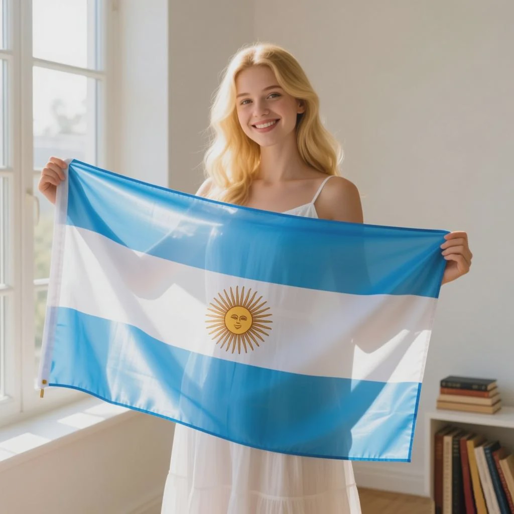 Argentijnse Vlag - Diverse Maten | Perfect voor Feestdagen, Sport & Decoratie