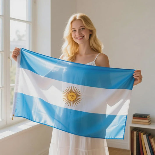 Argentijnse Vlag - Diverse Maten | Perfect voor Feestdagen, Sport & Decoratie