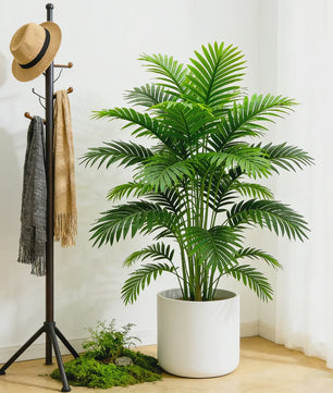 Kunstpalmboom 60-80cm Hoog - Realistische Kunstplant voor Binnen Decoratie