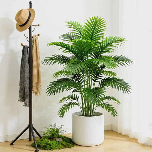 Kunstpalmboom 60-80cm Hoog - Realistische Kunstplant voor Binnen Decoratie