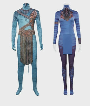 Avatar Cosplay Kostuums: Jake Sully & Neytiri Jumpsuits voor Dames en Heren - Perfect voor Halloween & Feesten