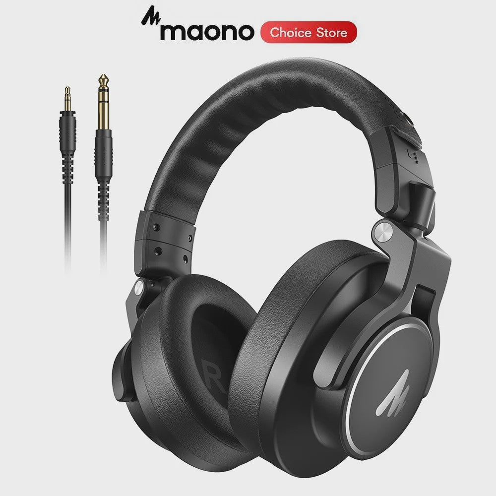 MAONO MH700 Professionele Studio Monitor Koptelefoon - 50mm Driver, Over-Ear, DJ & Podcast