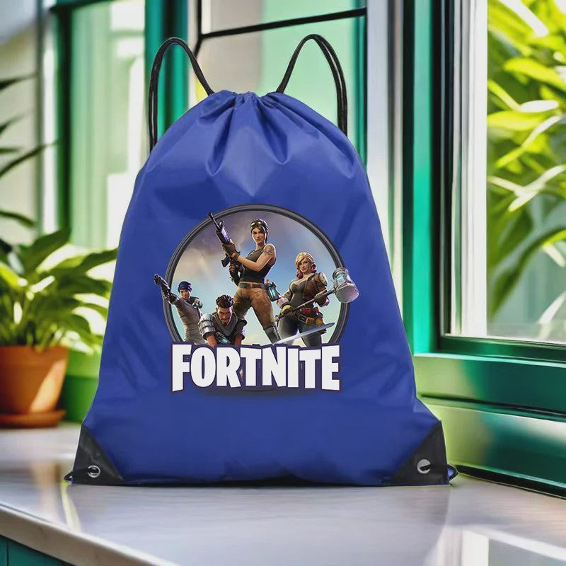 Fortnite Sporttas met Trekkoord - Grote Capaciteit, Waterdicht - Cadeau voor Jongens