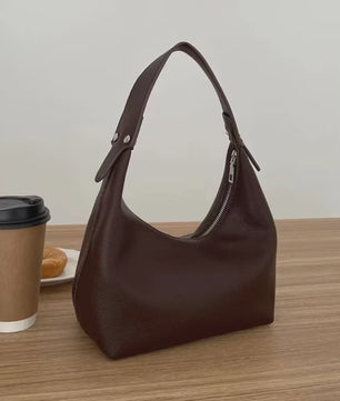 Vintage PU Lederen Schoudertas voor Dames - Hobo Stijl