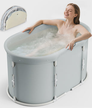 Portable Foldable Collapsible Deep Soaking Tub Adult Kids Spa Bath Barrel Ice Bath Hot Cold Therapy Baignoire Pliable Adullte