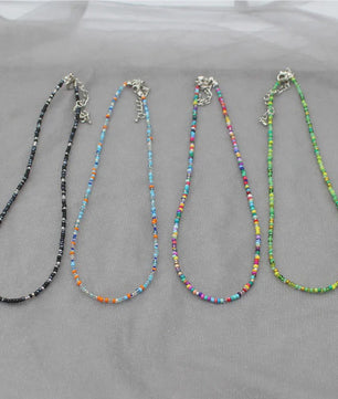 Kleurrijke Kralen Choker Ketting - Handgemaakt Bohemia Stijl
