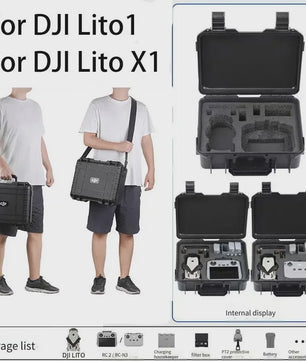 Waterdichte en Schokbestendige Opbergkoffer voor DJI Lito X1 Drone - Draagbaar & Veilig