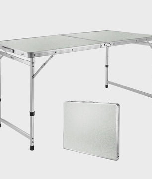 Opvouwbare Aluminium Tafel - Verstelbare Hoogte voor Camping, Tuin & Picknick
