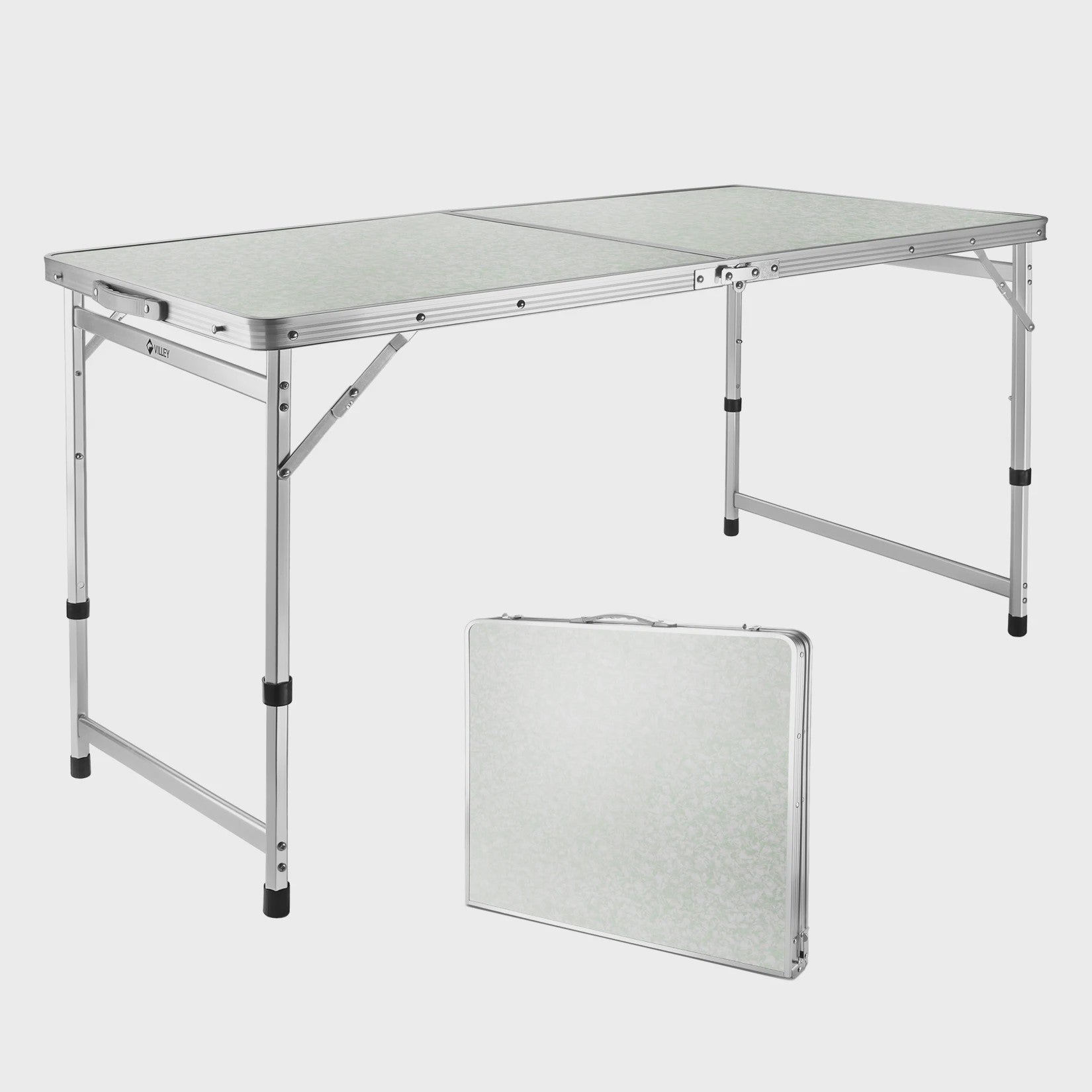 Opvouwbare Aluminium Tafel - Verstelbare Hoogte voor Camping, Tuin & Picknick