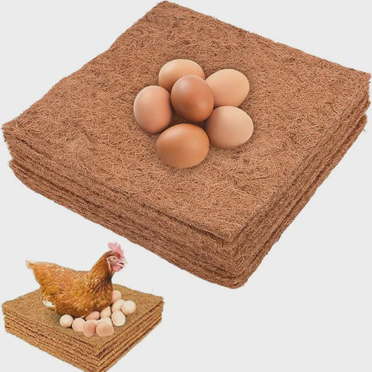 Milieuvriendelijke Kokosvezel Kippennestmatten - Herbruikbaar & Duurzaam Legnest Bodemmateriaal