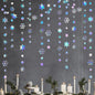 Iridescent Sneeuwvlok Slirngen - 4/8/12/16 Meter Decoratie voor Feestjes