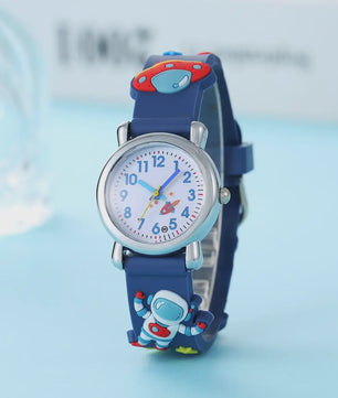 Kinderhorloge Cartoon Astronaut & UFO - Quartz Polshorloge