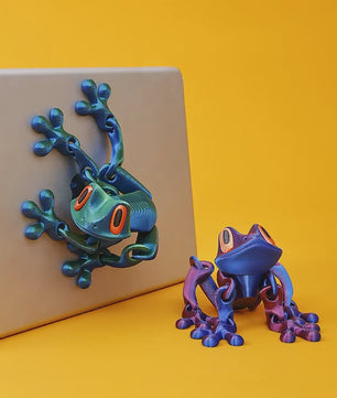 Bewegende 3D Geprinte Boomkikker - Decoratie & Bureau Speelgoed