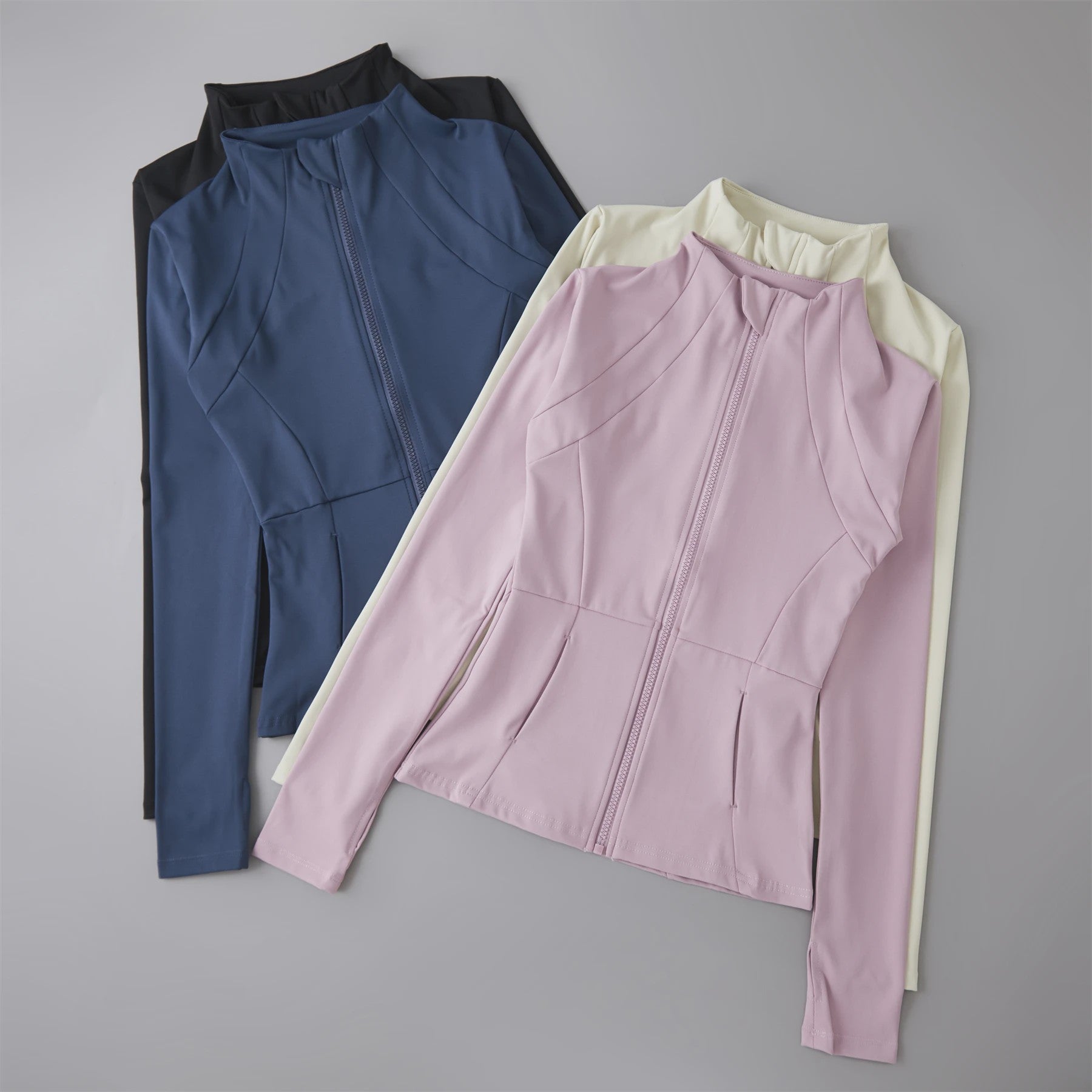 Dames Sportjack met Lange Mouwen - Windbreaker Stijl voor Running, Yoga & Workouts