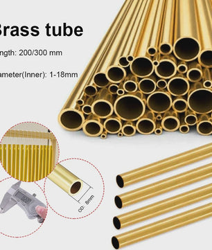 Messing Buis - Diverse Diameters & Lengtes (200-500mm) - Ideaal voor DIY Projecten