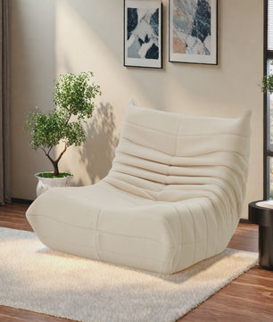 XXL Design Beanbag van Lamswol - Comfortabele Zitzak als Sofa, Fauteuil of Vloerkussen
