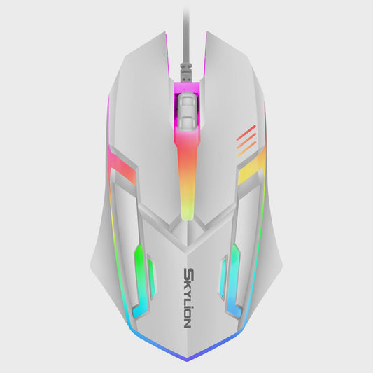 F1 Bedrade Gaming & Kantoor Muis met Kleurrijke Verlichting - Plug & Play