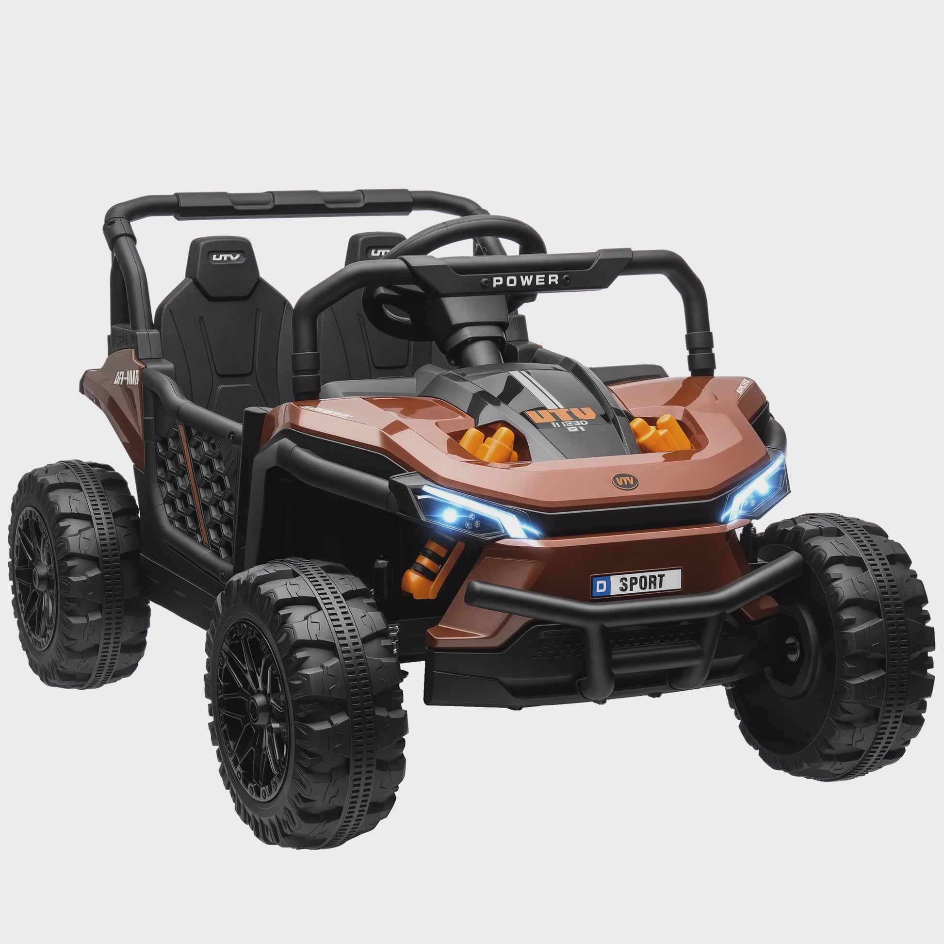 Elektrische Kinder Buggy Bruin met Afstandsbediening - 2 Motoren