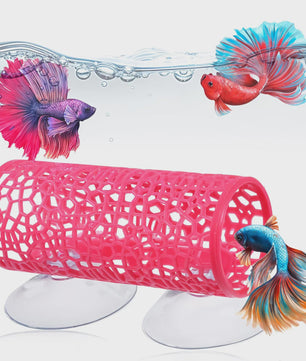 Aquarium Vis Tunnel Speelgoed - Betta & Guppy Hideout & Speeltuin