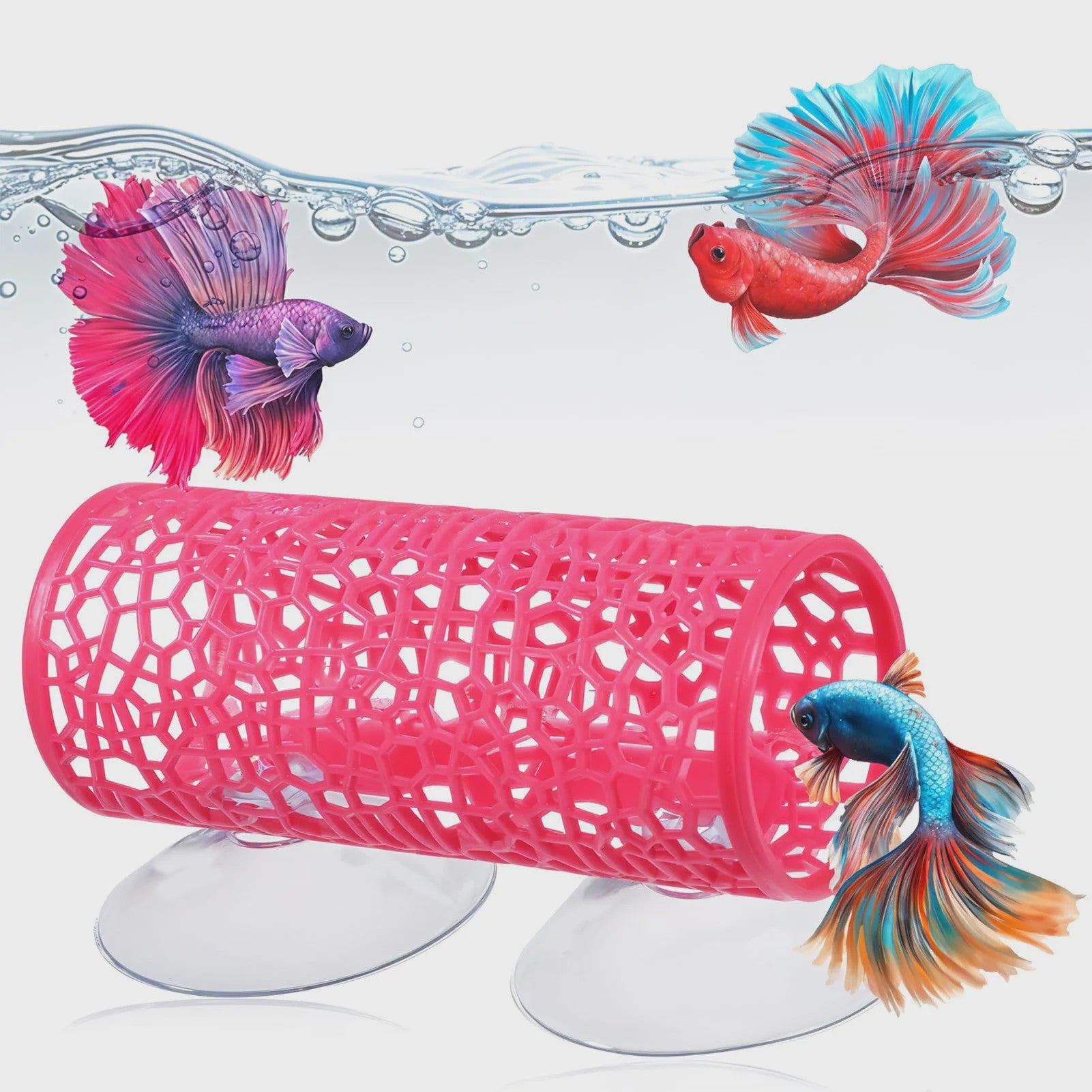 Aquarium Vis Tunnel Speelgoed - Betta & Guppy Hideout & Speeltuin