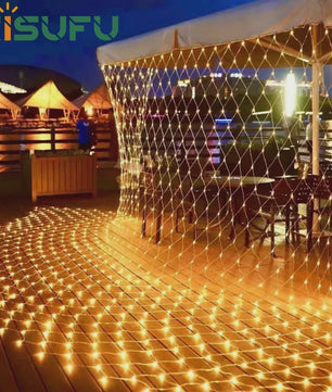 LED Net Verlichting 1.5x1.5M tot 8x10M - Sfeervolle Tuin & Feestdecoratie