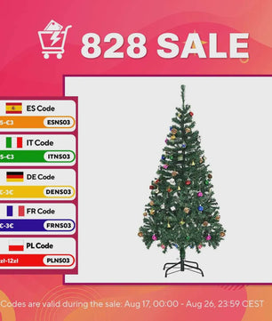 Homcom Artificial Christmas Tree 150 cm with 420 Branches Pine Cones Ornaments Christmas Decoration for Indoors Green