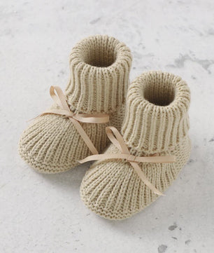 Babyschoentjes Gebreid - Zachte Toddler Schoentjes met Strik - 0-18 Maanden