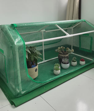 Compacte Koudbestendige PVC/PE Kas voor Tuinieren en Kleine Huisdieren