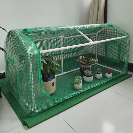 Compacte Koudbestendige PVC/PE Kas voor Tuinieren en Kleine Huisdieren