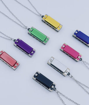 Mini Harmonica Ketting - 8 Tonen Muzikaal Sieraad