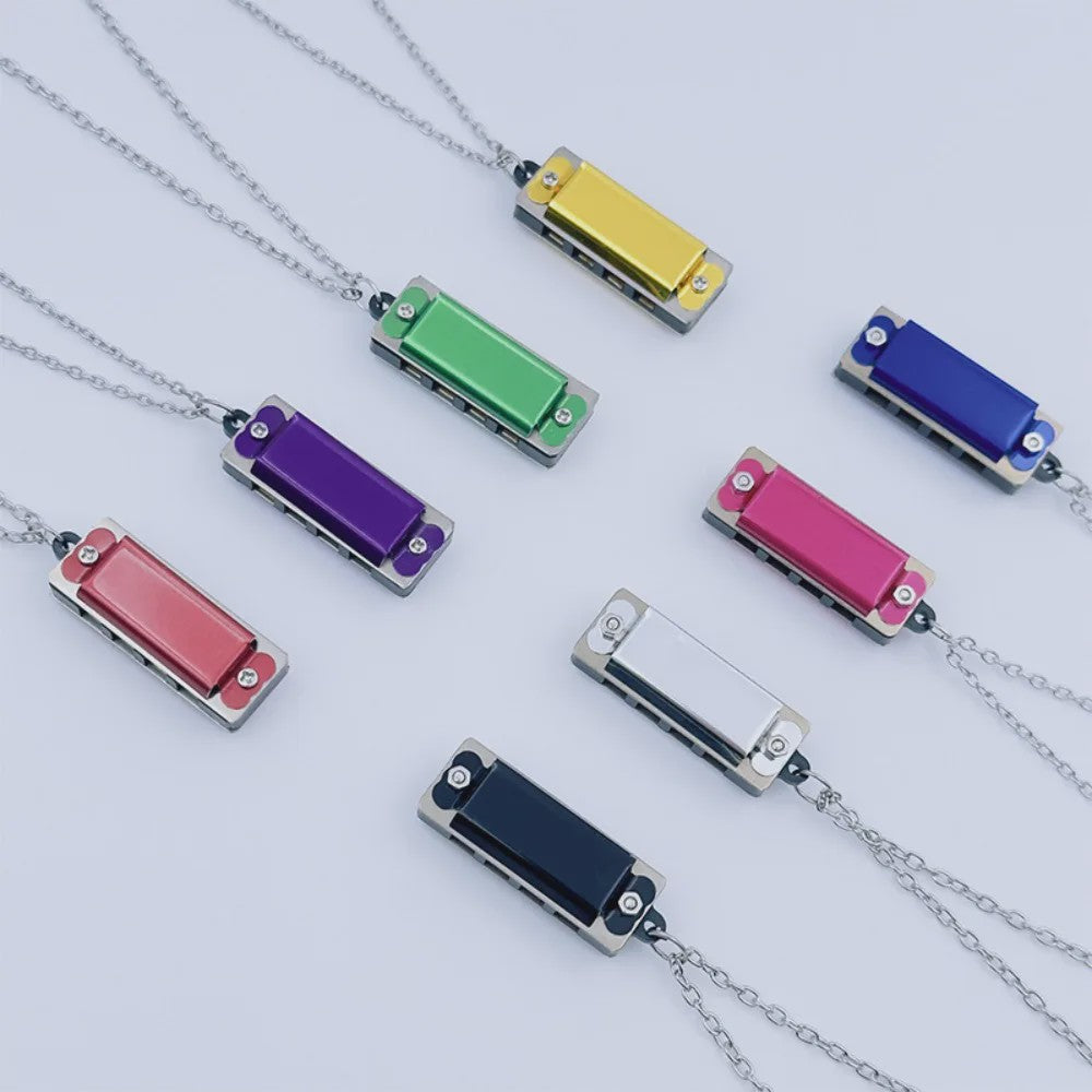 Mini Harmonica Ketting - 8 Tonen Muzikaal Sieraad