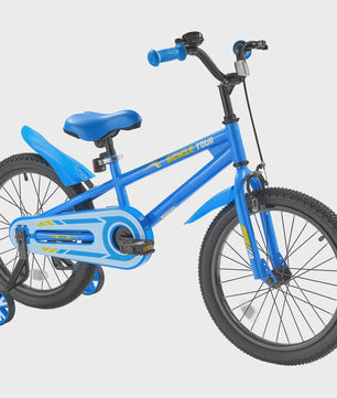 Kinderfiets BMX Stijl Blauw - 14, 16, 18 inch - Met Zijwieltjes