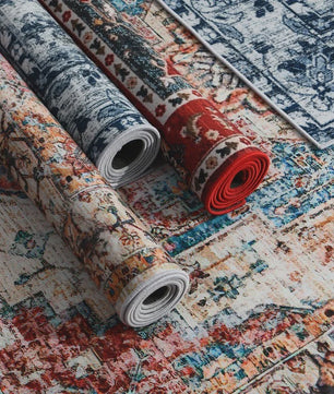 Vintage Perzisch/Turks Vloerkleed - Retro Ethnic Design voor Woonkamer & Slaapkamer