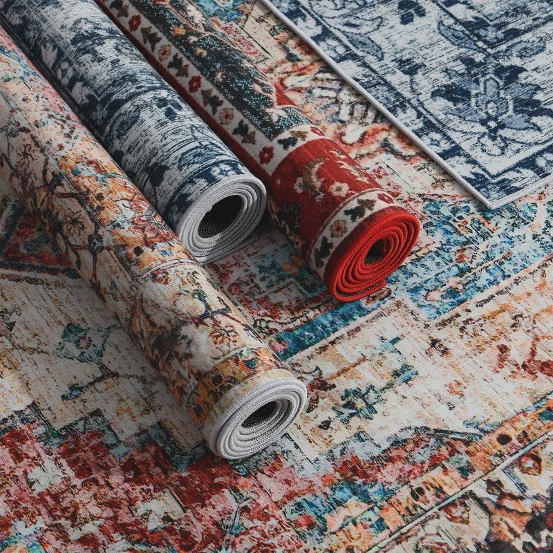 Vintage Perzisch/Turks Vloerkleed - Retro Ethnic Design voor Woonkamer & Slaapkamer