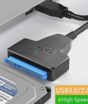 SATA naar USB 3.0/2.0 Adapterkabel voor 2.5 inch HDD/SSD - 6 Gbps
