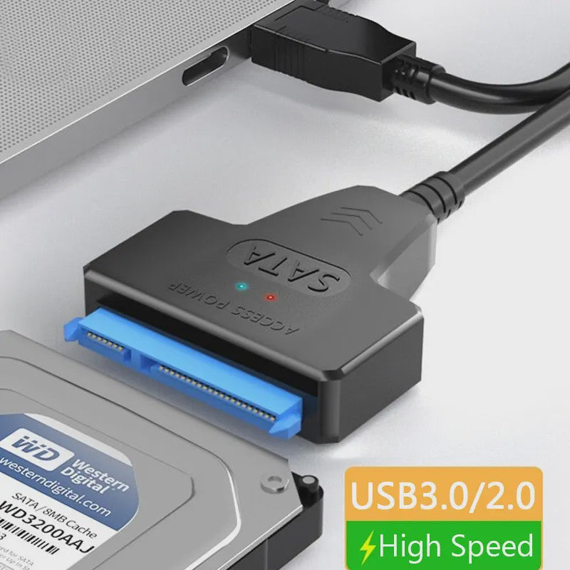 SATA naar USB 3.0/2.0 Adapterkabel voor 2.5 inch HDD/SSD - 6 Gbps