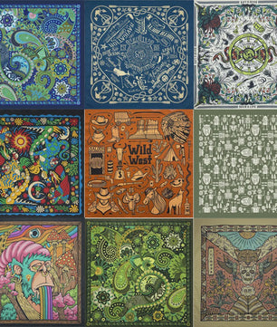 Unisex Katoenen Bandana met Dierenprint & Paisley Motief - Veelzijdig te Dragen