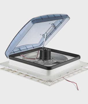 40x40cm Dakventilator met 3 snelheden voor Caravan en Camper (12V) - Handmatige bediening