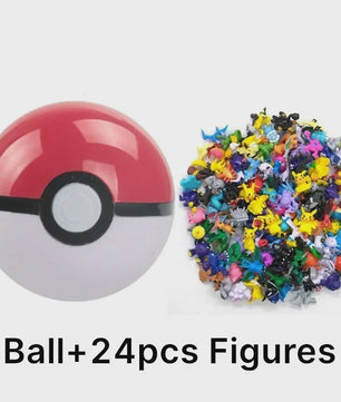 Pokemon Pokeball met 7cm Figuren - Leuke Anime Speelgoed Collectie voor Kinderen