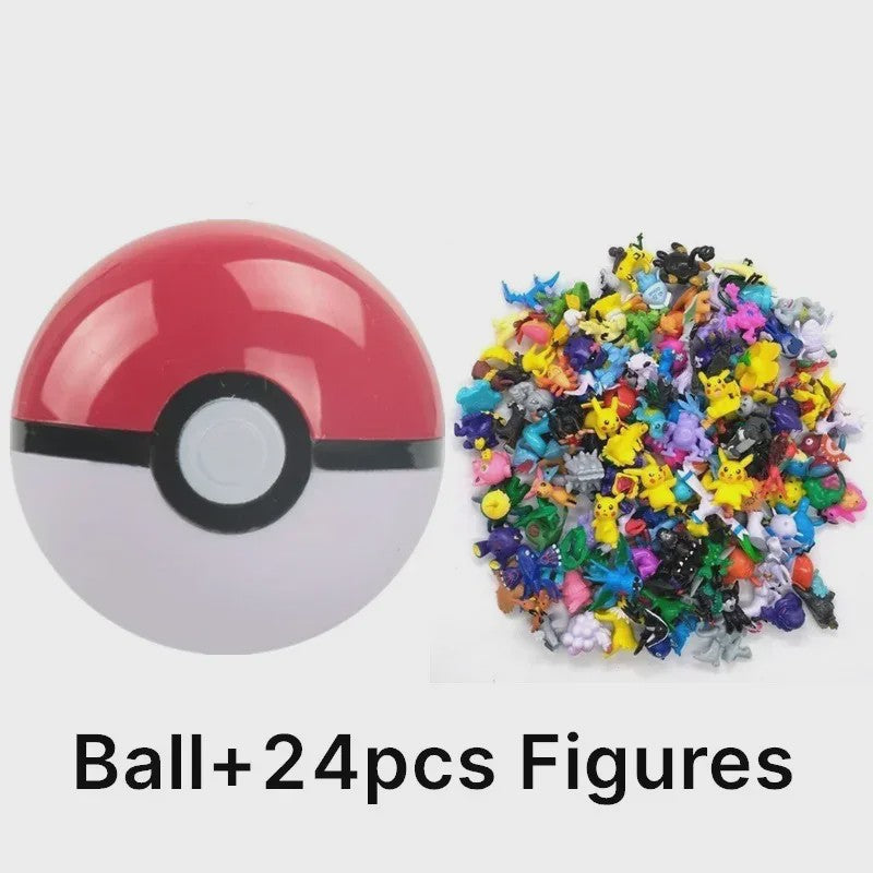 Pokemon Pokeball met 7cm Figuren - Leuke Anime Speelgoed Collectie voor Kinderen