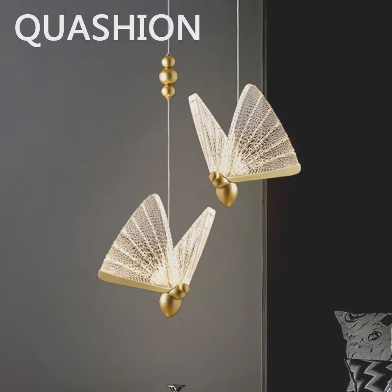 Luxe Vlinder Hanglamp - Moderne LED Plafondlamp voor Slaapkamer & Woonkamer
