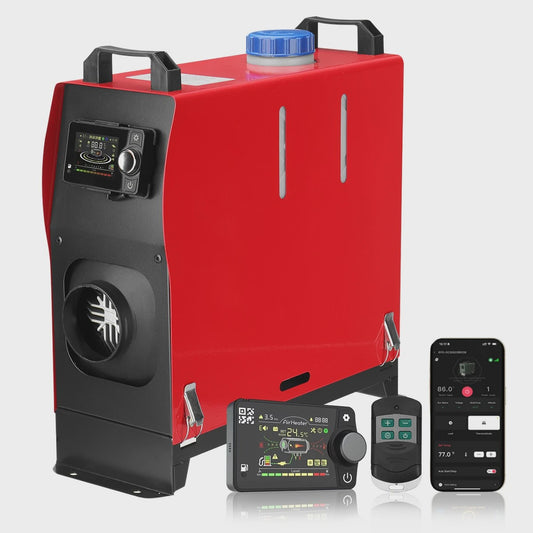 Sunster 8KW Diesel Luchtverwarmer met Bluetooth APP & Afstandsbediening - 12V/24V