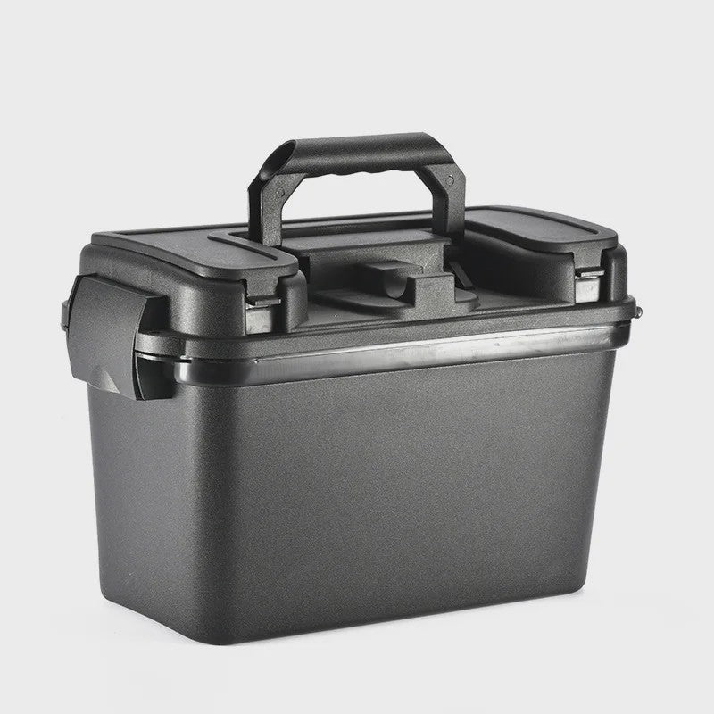 Robuuste Militaire Stijl Plastic Opslagbox met Handvat - Lichtgewicht & Sterk