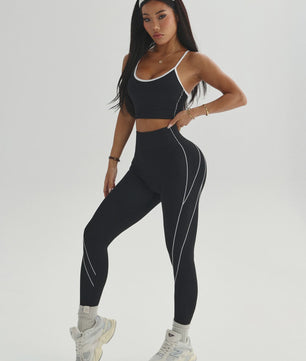 Seamless Yoga Set Dames: Sport BH & Hoge Taille Legging